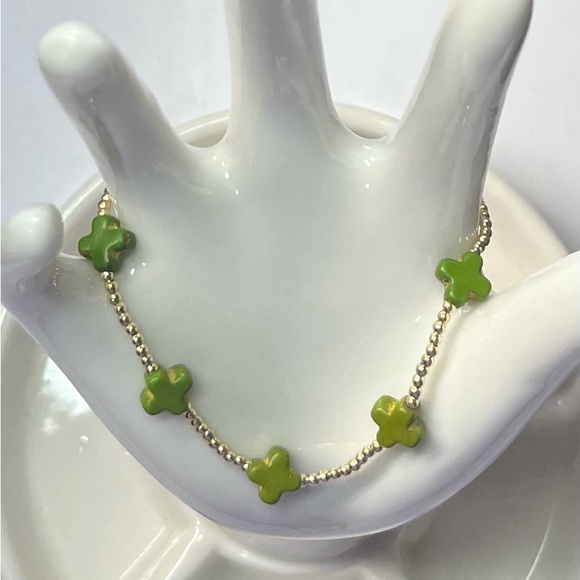 Gold beaded bracelets - Picture 14 of 14